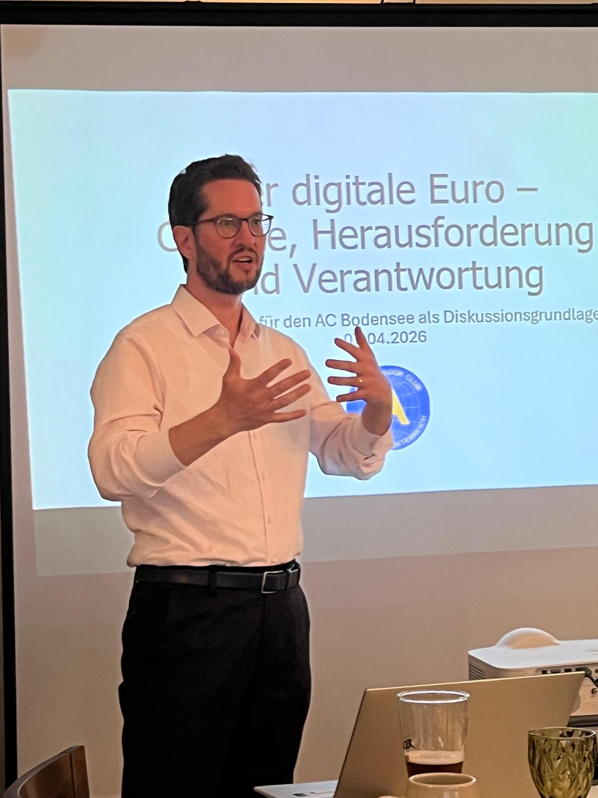 Interner Clubabend: Digitaler Euro mit David Schwarz 2026